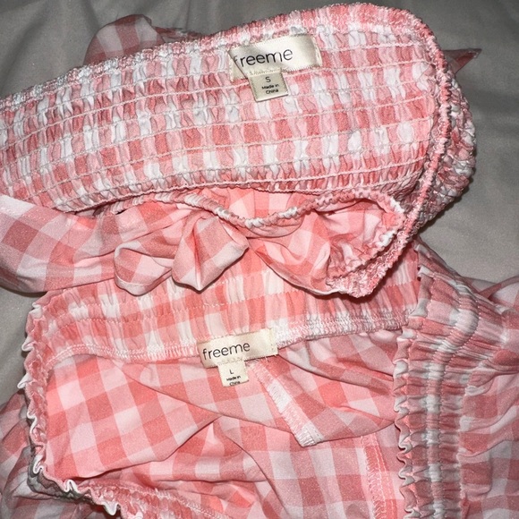SALE- Two Piece Plaid Short Set - Picture 5 of 7